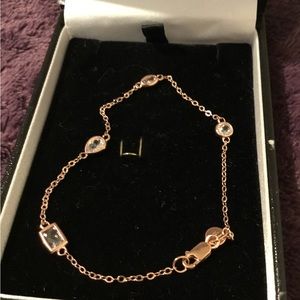 Victoria Wieck Rose Gold Sterling Silver CZ Bracelet